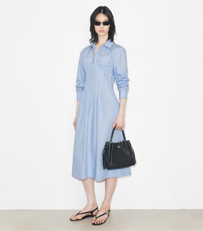 Tory Burch Striped Shirtdress - Blue Stripe