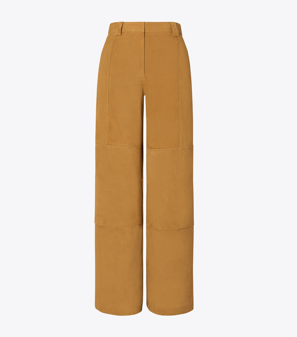 Tory Burch Relaxed-Fit Suede Pant - Hazelnut Suede