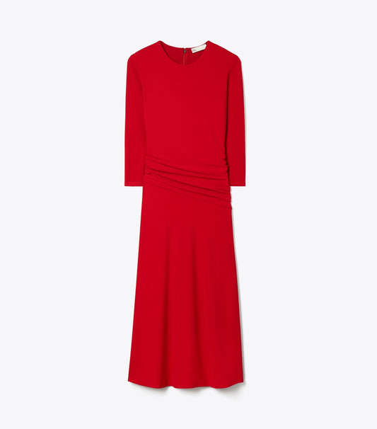 Tory Burch Flared Viscose Dress - Red