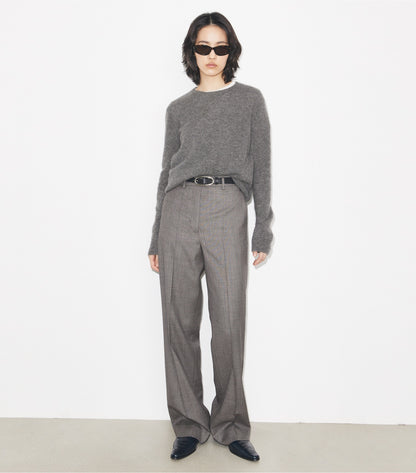 Tory Burch Wool Pant - Black / Gray