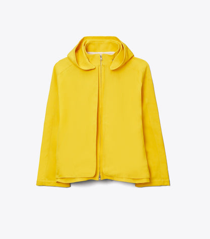 Tory Burch Oversized Waxed Canvas Jacket - Banana