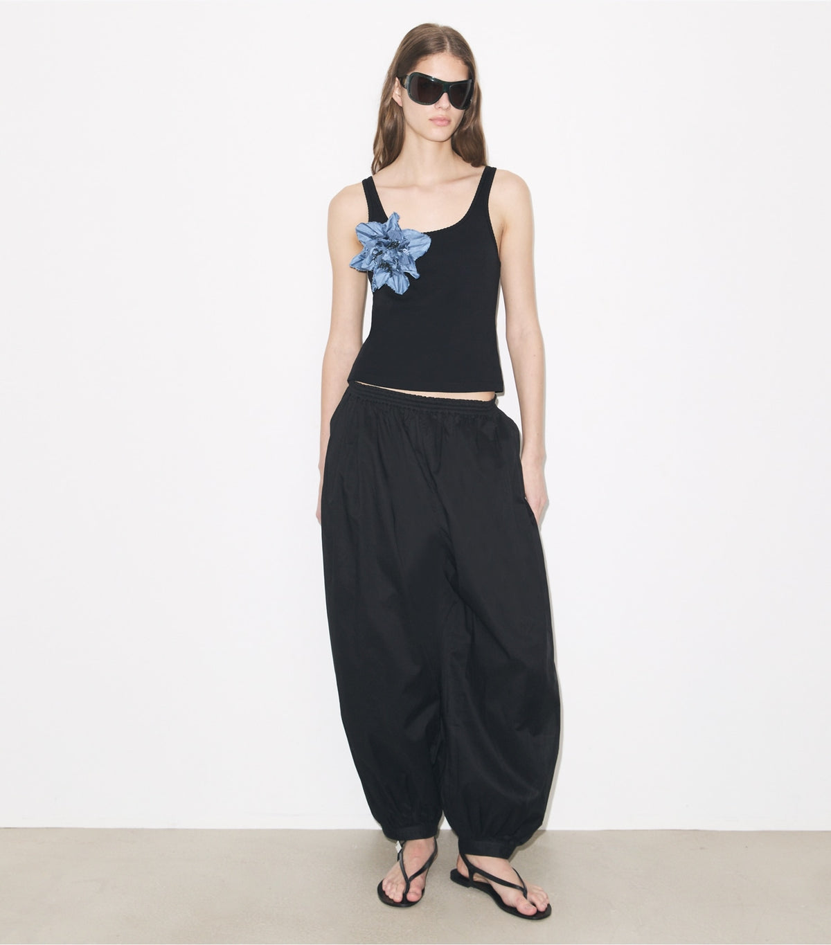 Tory Burch Balloon Pant - Black