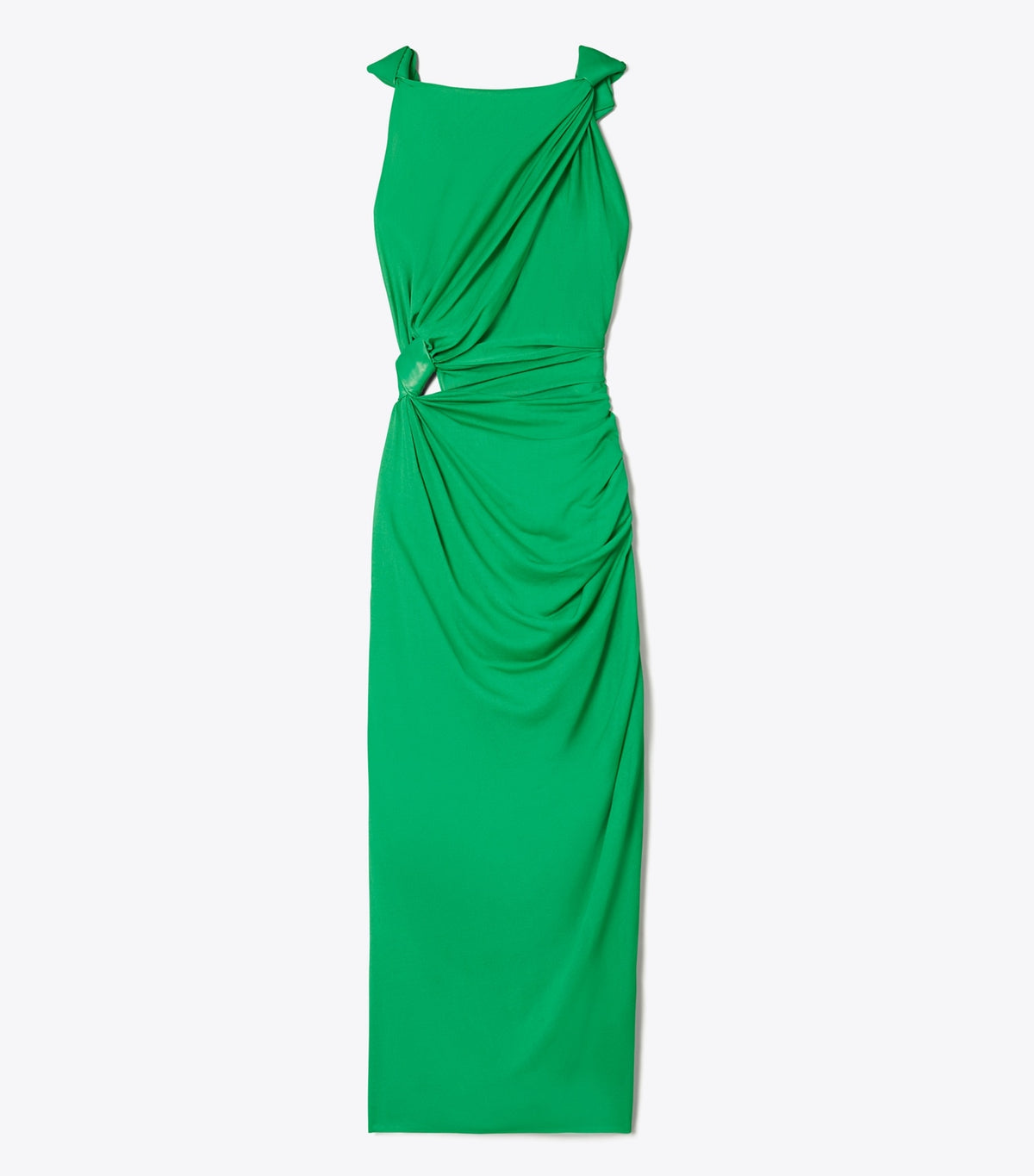 Tory Burch Viscose Knot Dress - Spring Jade