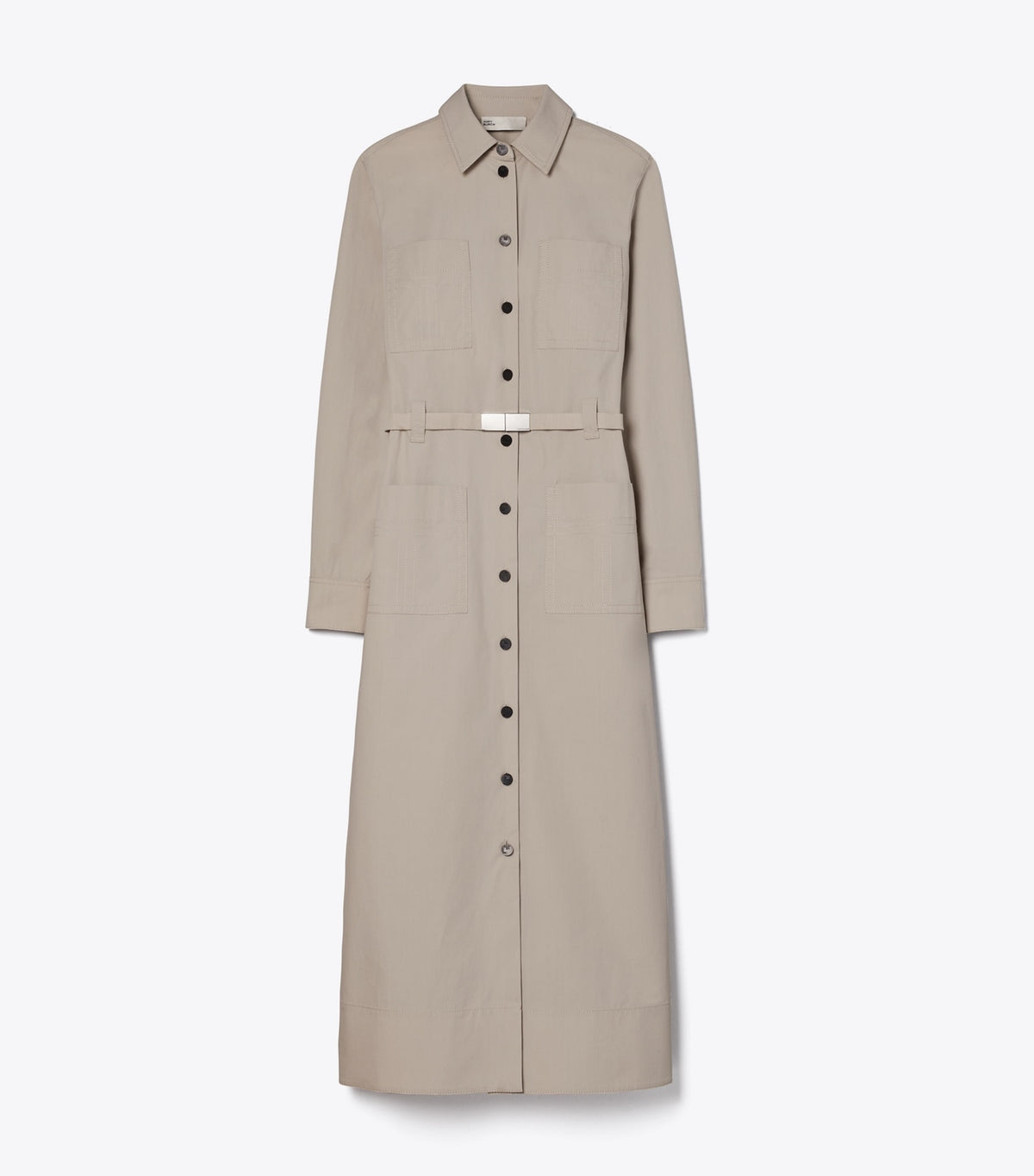Tory Burch Cotton Camp Dress - Gray