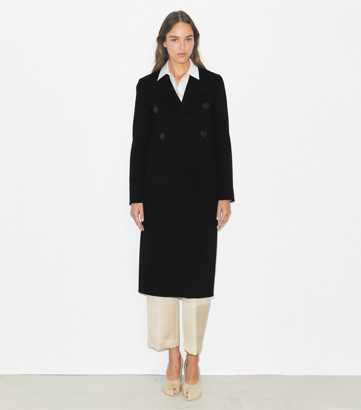 Tory Burch Wool Coat - Black