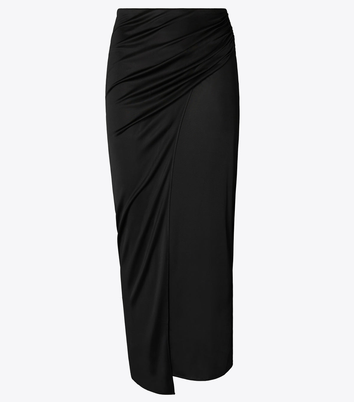 Tory Burch Wrap Jersey Skirt - Black