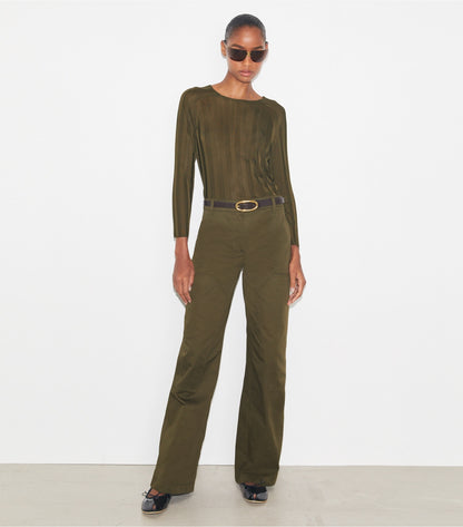Tory Burch Viscose Sweater - Olive