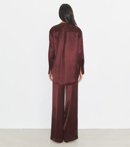 Tory Burch Viscose Pant - Merlot