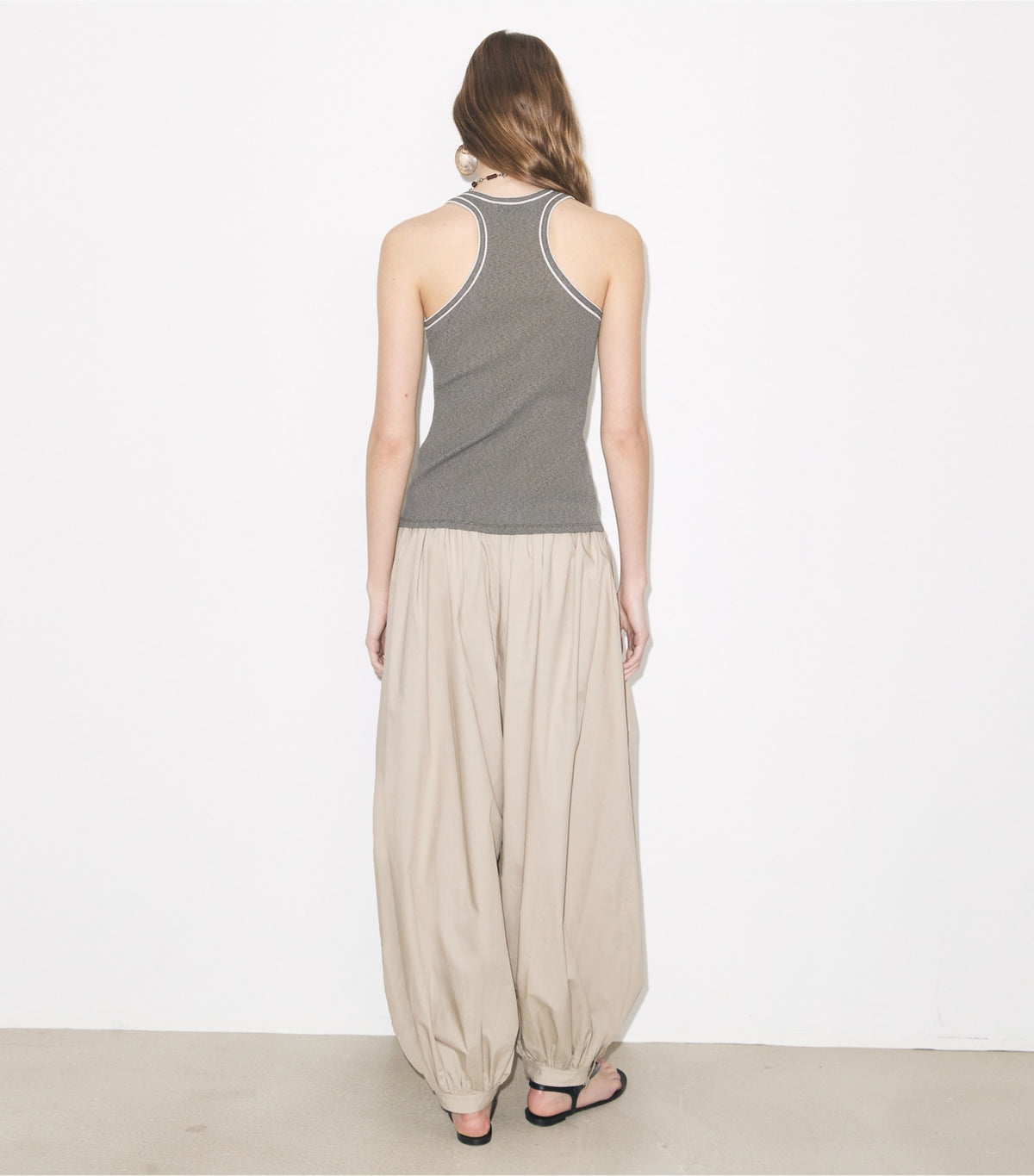 Tory Burch Balloon Pant - Gray