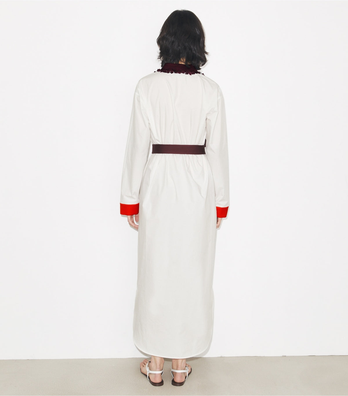 Tory Burch Belted Cotton Tunic - White
