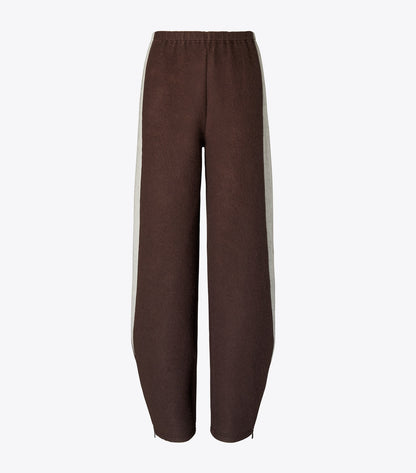 Tory Burch Japanese Jersey Sweatpant - Mocha / Ivory