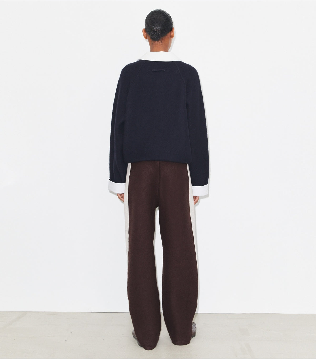 Tory Burch Japanese Jersey Sweatpant - Mocha / Ivory