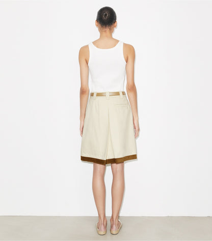 Tory Burch Denim Skirt - Beige