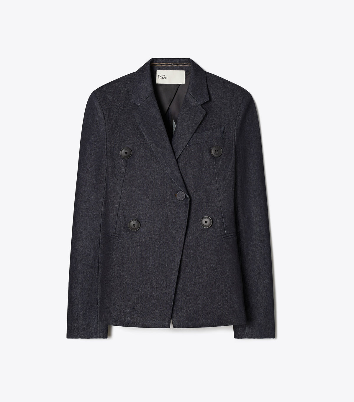 Tory Burch Denim Blazer - Raw/Unwashed