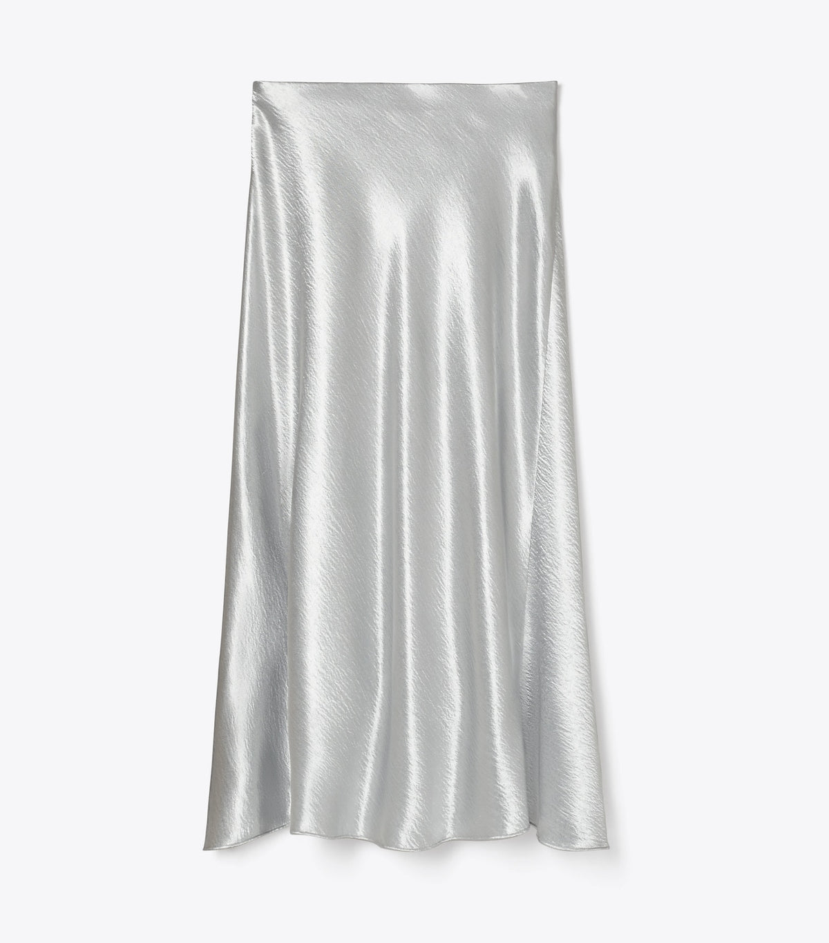 Tory Burch Satin Skirt - Quartz Gray