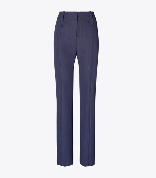 Tory Burch Wool Pant - Steel