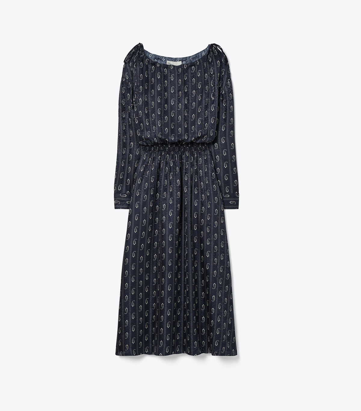 Tory Burch Silk Dress - Medium Navy Paisley