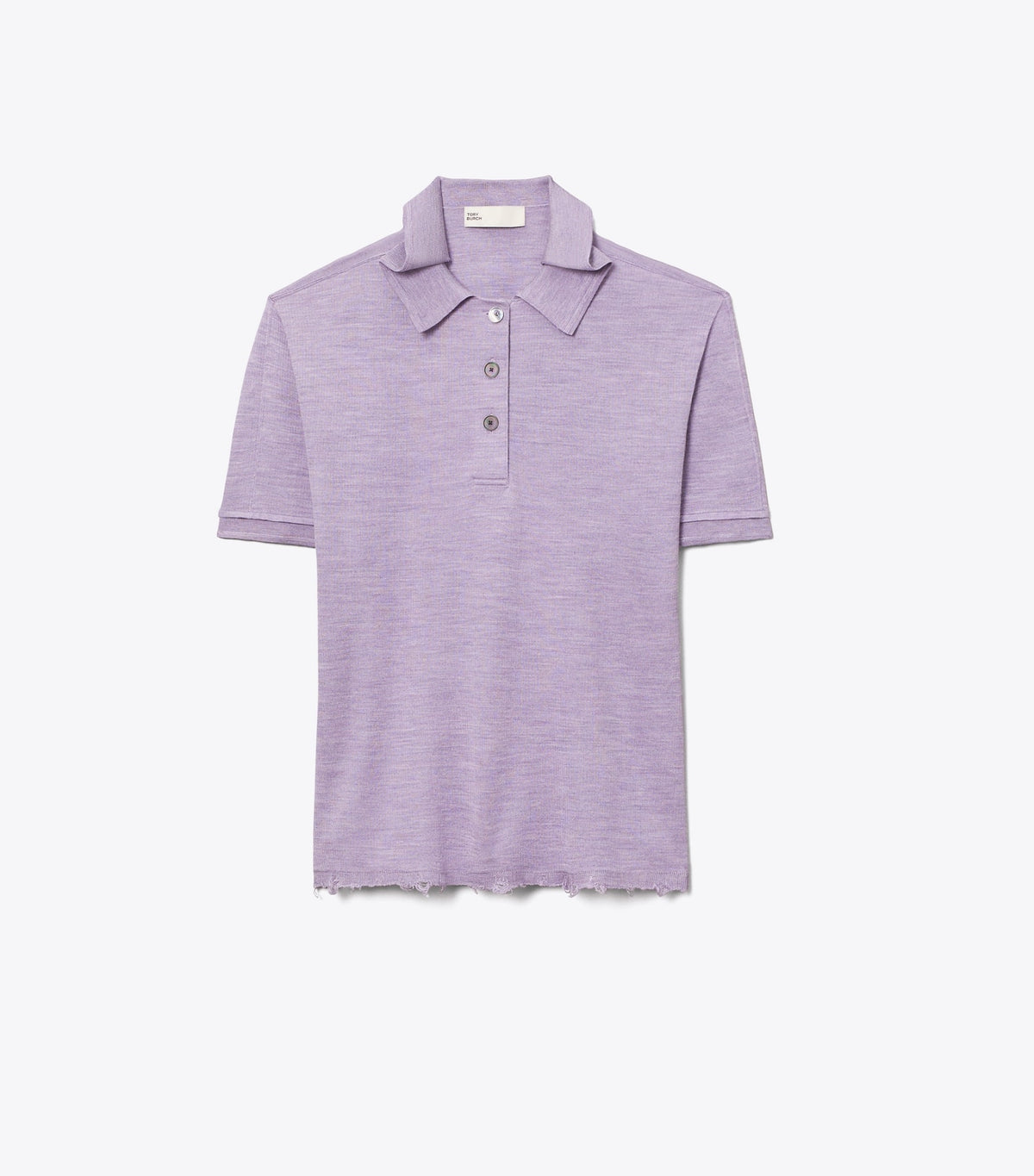 Tory Burch Silk Polo - Purple