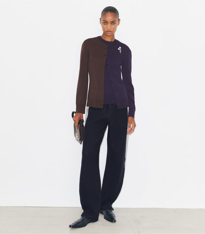 Tory Burch Japanese Jersey Sweatpant - Navy / Ivory