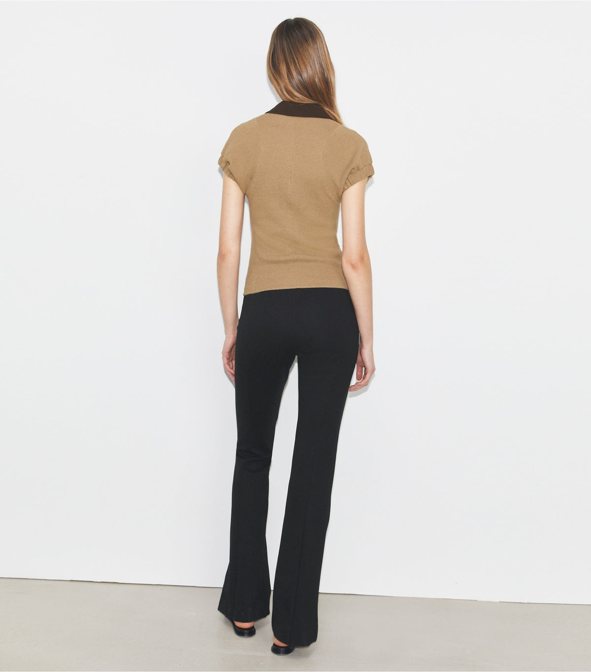 Tory Burch Flared Compression Pant - Black