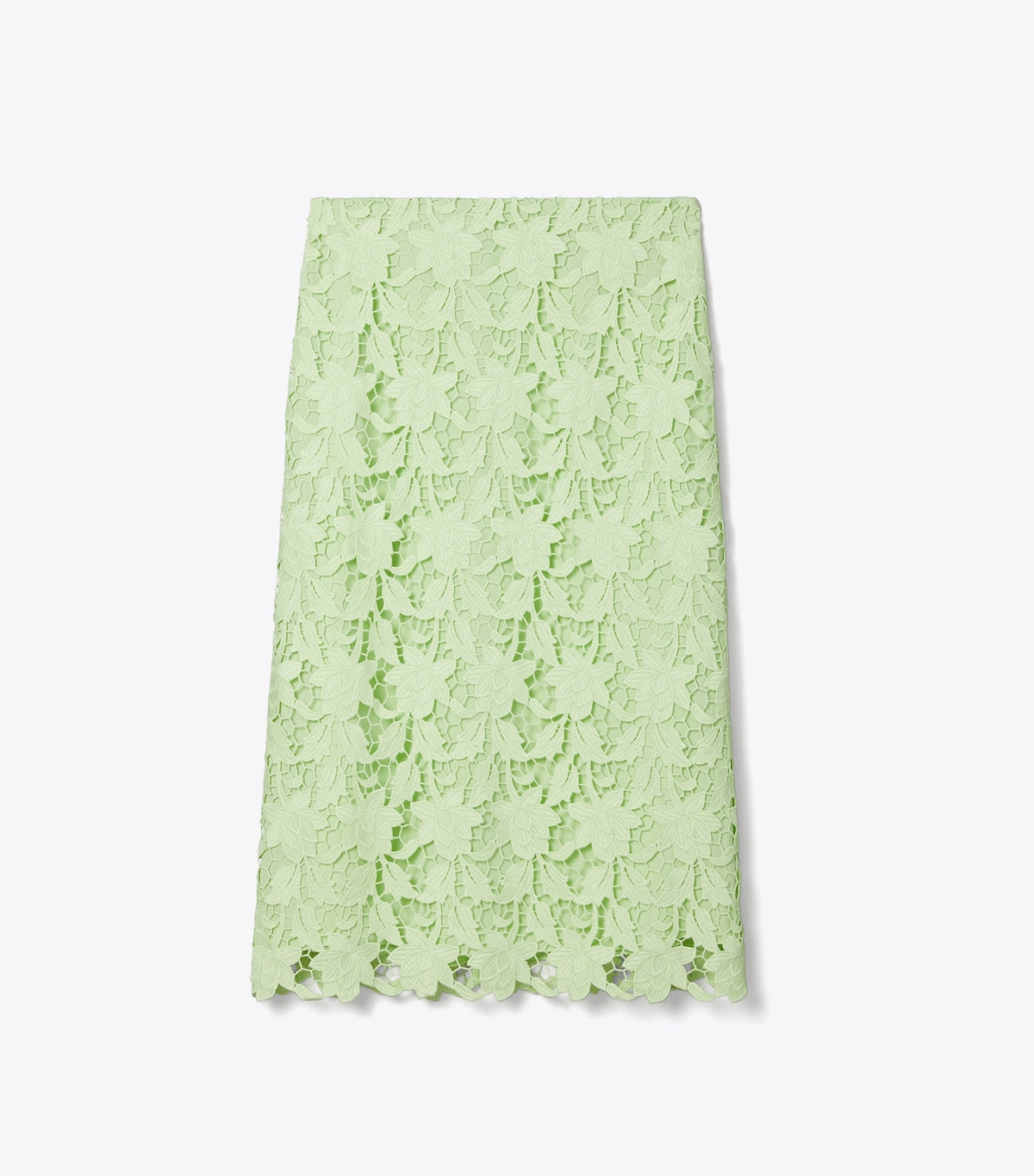 Tory Burch Guipure Lace Skirt - Minted Green