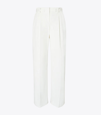 Tory Burch Cotton Twill Pant - White