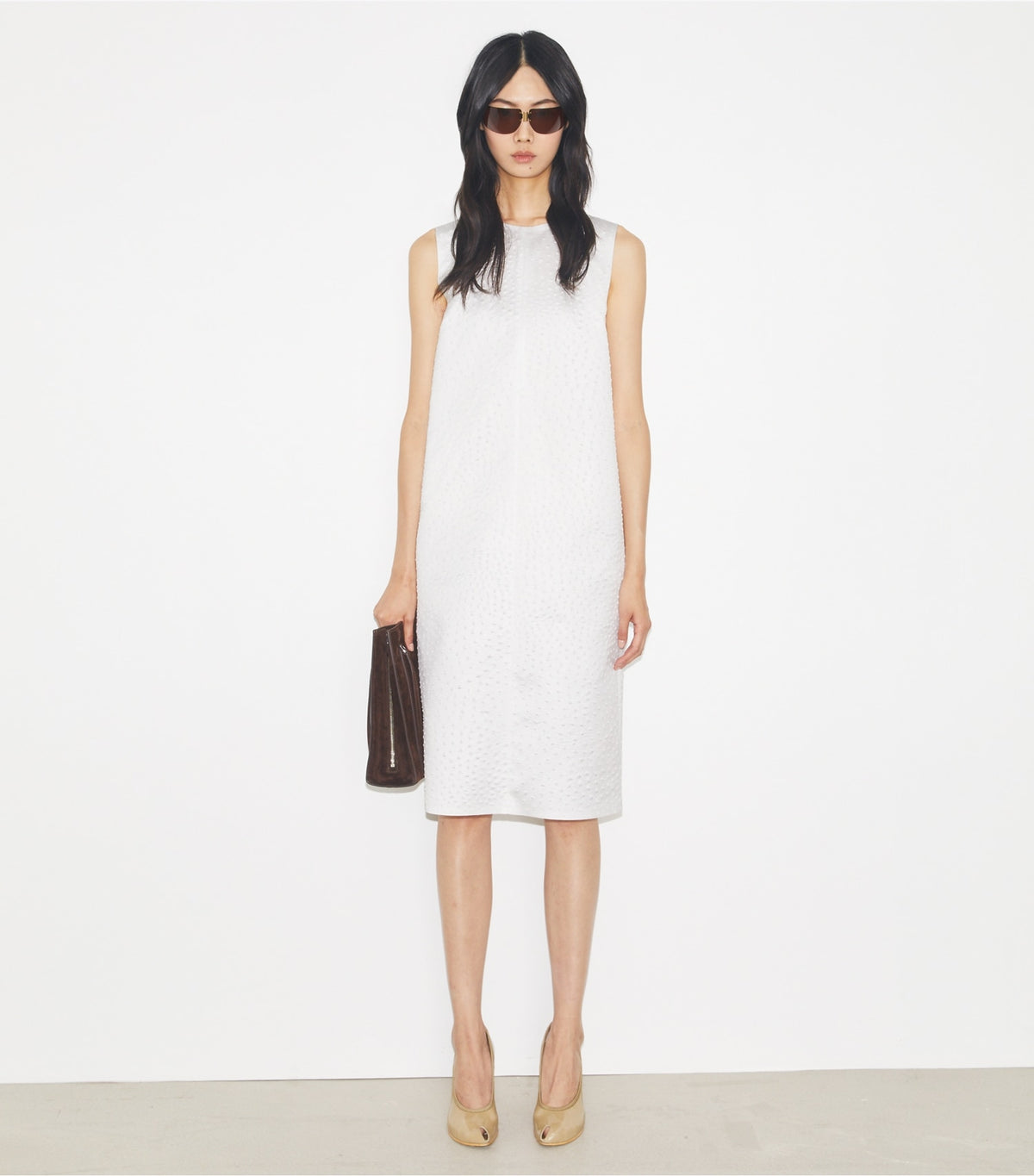Tory Burch Textured Dress - White