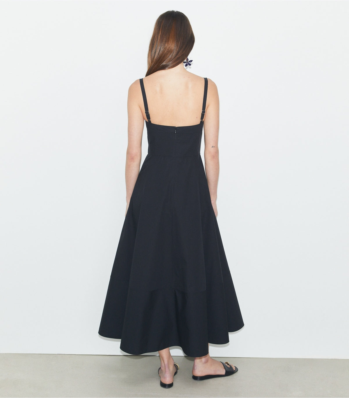 Tory Burch Poplin Sundress - Black