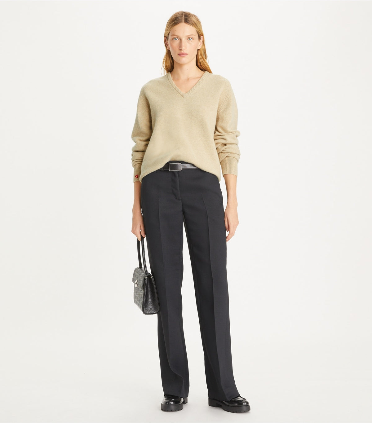 Tory Burch Crepe Pant - Black