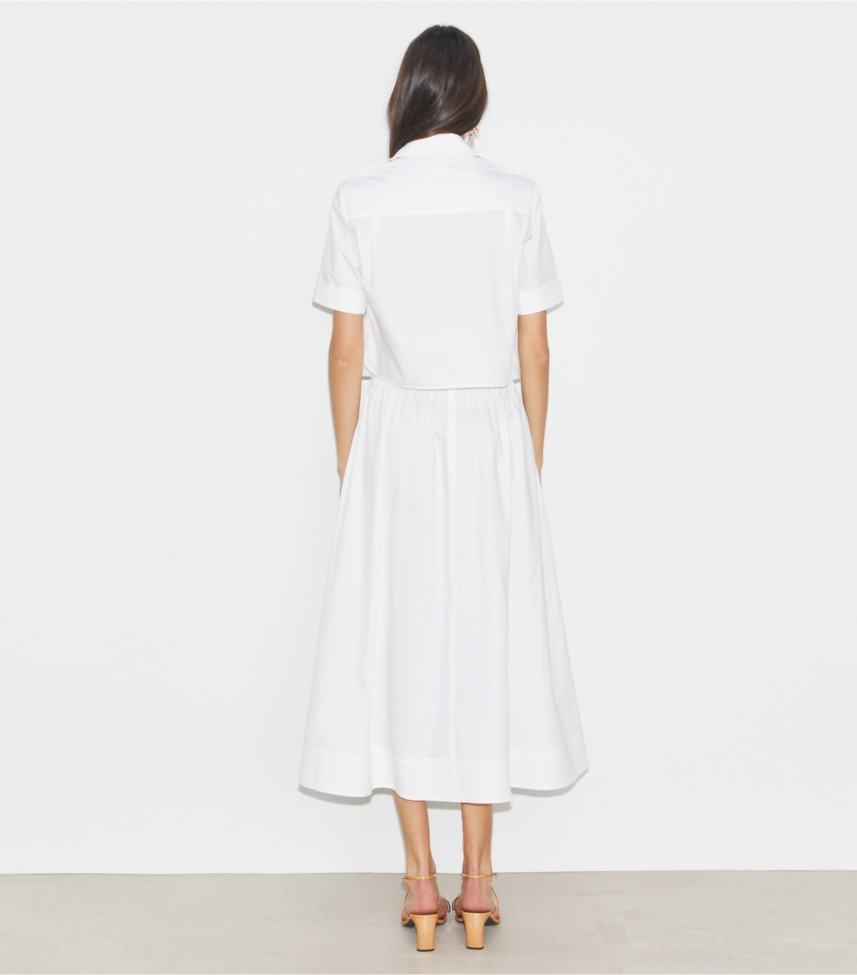 Tory Burch Poplin Skirt - White