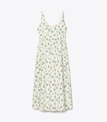 Tory Burch Bonded Poplin Dress - Multi Ditsy Floral