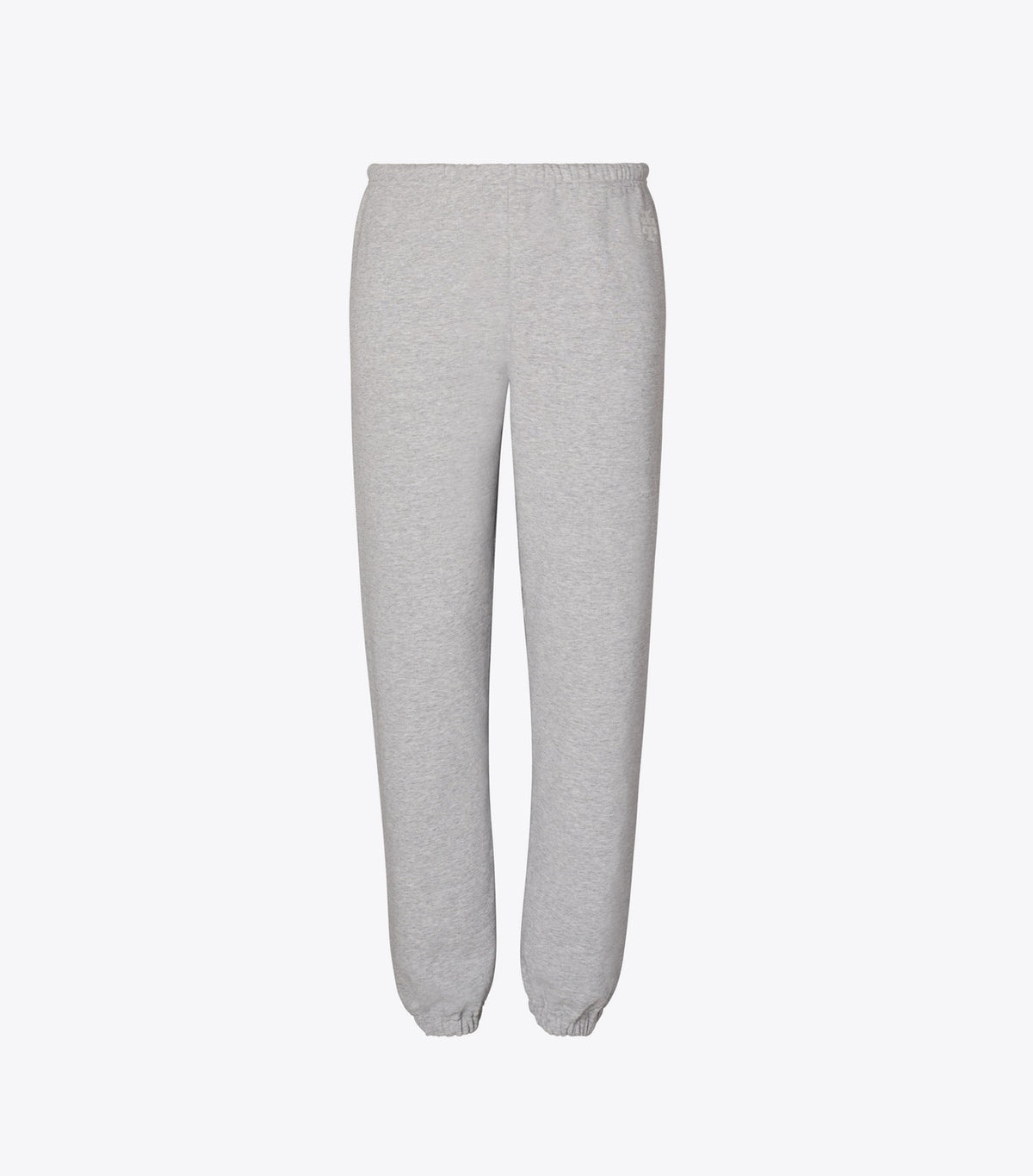 Tory Burch French Terry Sweatpant - Medium Heather Gray