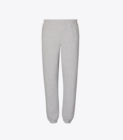 Tory Burch French Terry Sweatpant - Medium Heather Gray