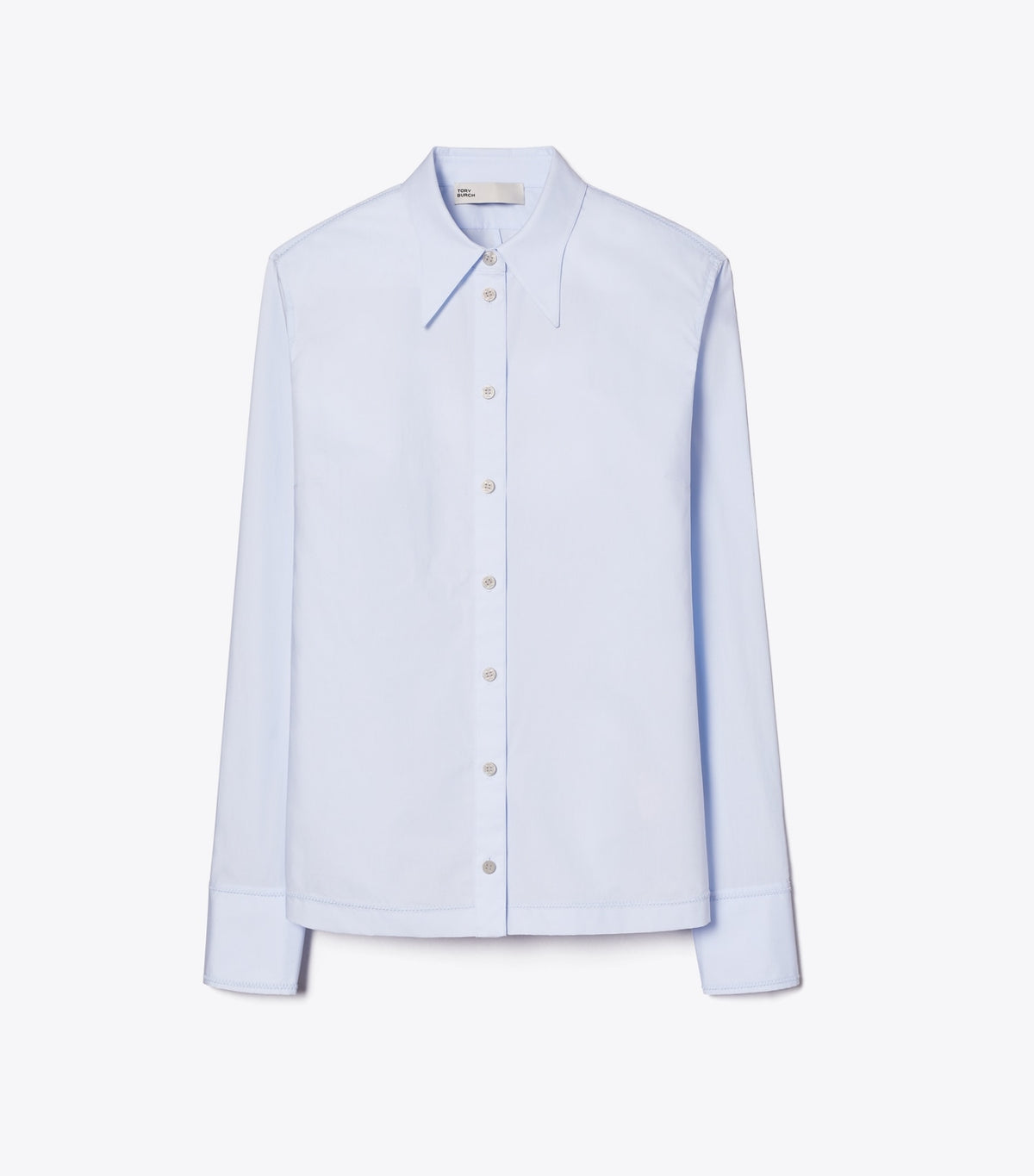 Tory Burch Cotton Poplin Shirt - Crisp Blue