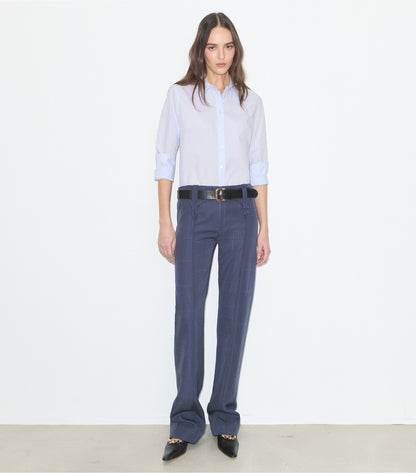 Tory Burch Cotton Poplin Shirt - Crisp Blue