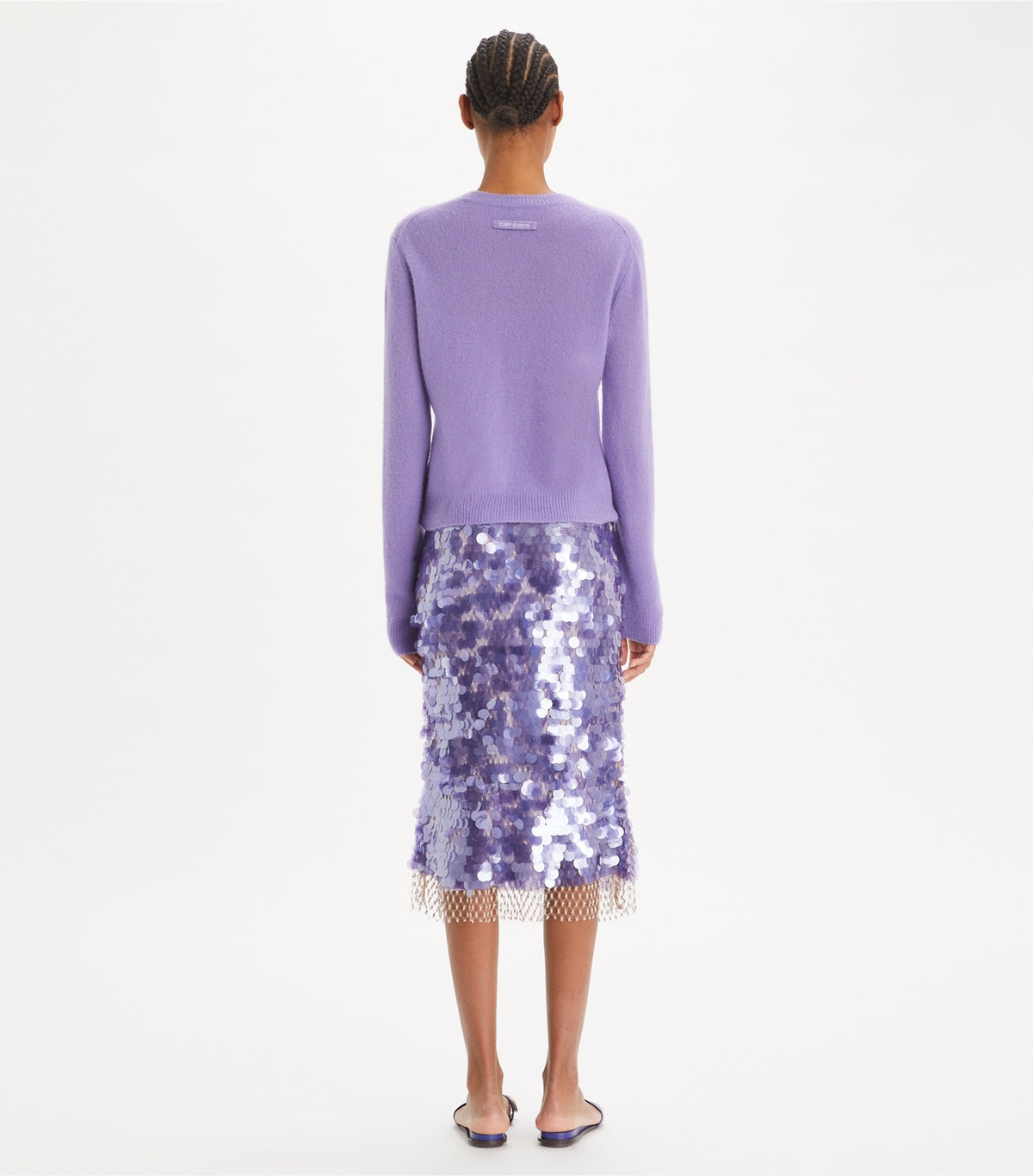 Tory Burch Sequined Skirt - Heirloom Lilac