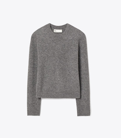 Tory Burch Cashmere Silk Sweater - Gray
