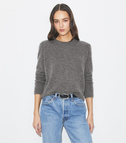 Tory Burch Cashmere Silk Sweater - Gray