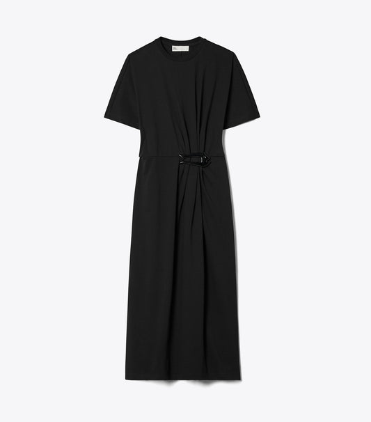 Tory Burch Cotton T-Shirt Dress - Black