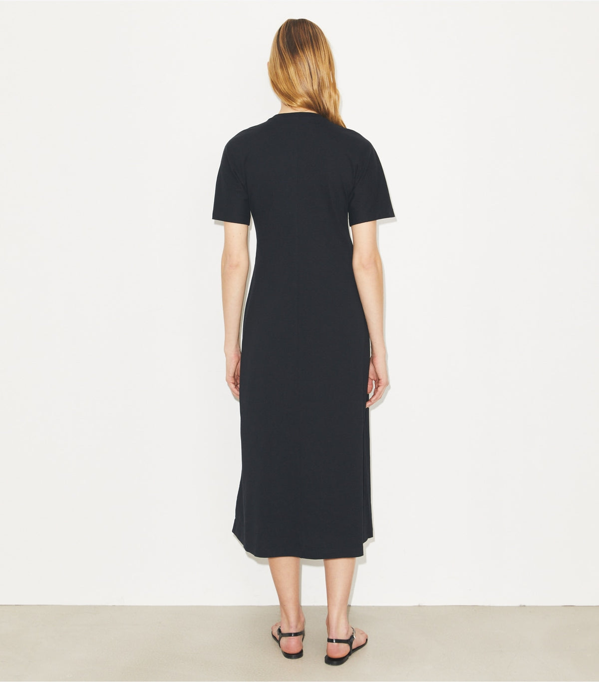 Tory Burch Cotton T-Shirt Dress - Black
