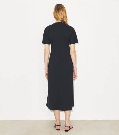 Tory Burch Cotton T-Shirt Dress - Black