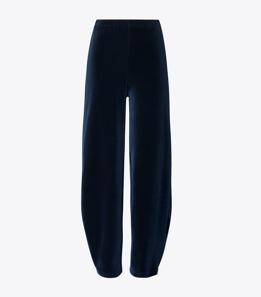 Tory Burch Velour Sweatpant - Ink