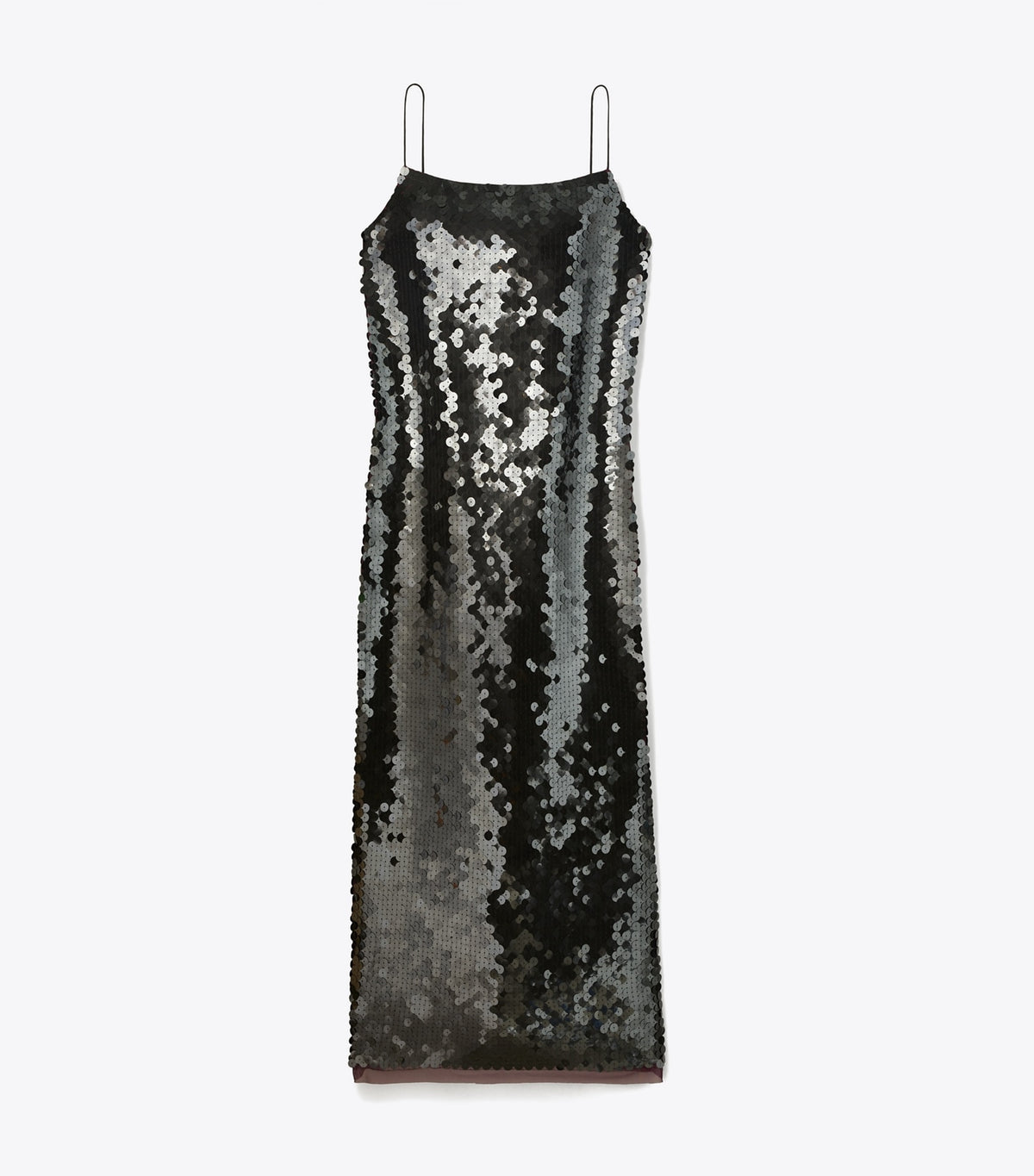 Tory Burch Sequin Slip Dress - Dark Scarlet