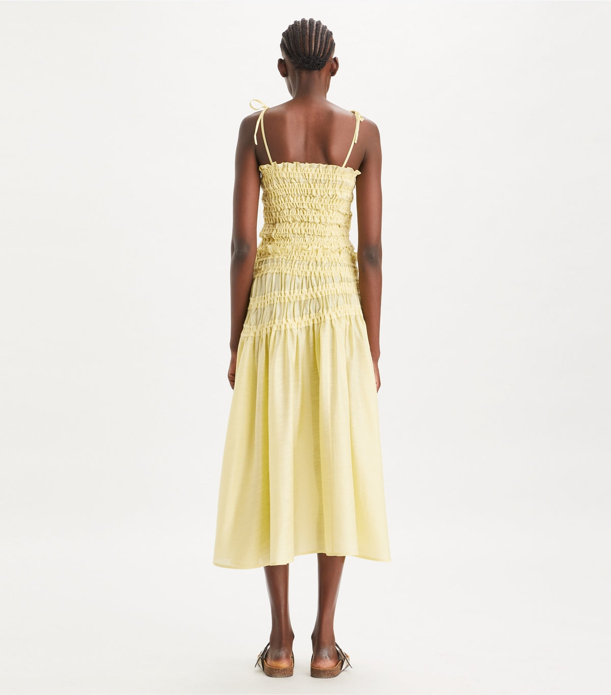 Tory Burch Smocked Viscose Top - Lumen