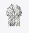 New Ivory Distressed Pixelated Logo