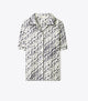 New Ivory Distressed Pixelated Logo