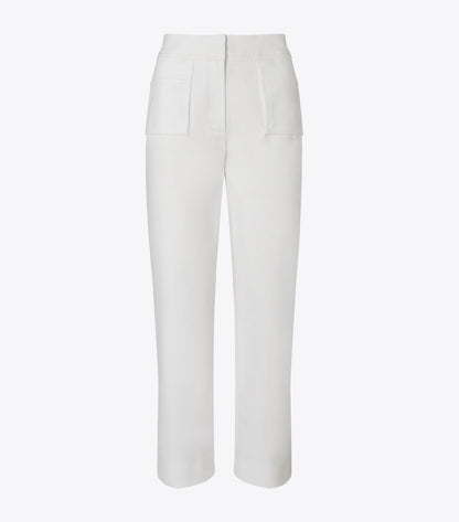 Tory Burch Cotton Trouser - White