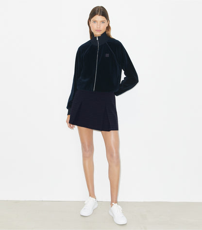 Tory Burch Velour Track Jacket - Ink