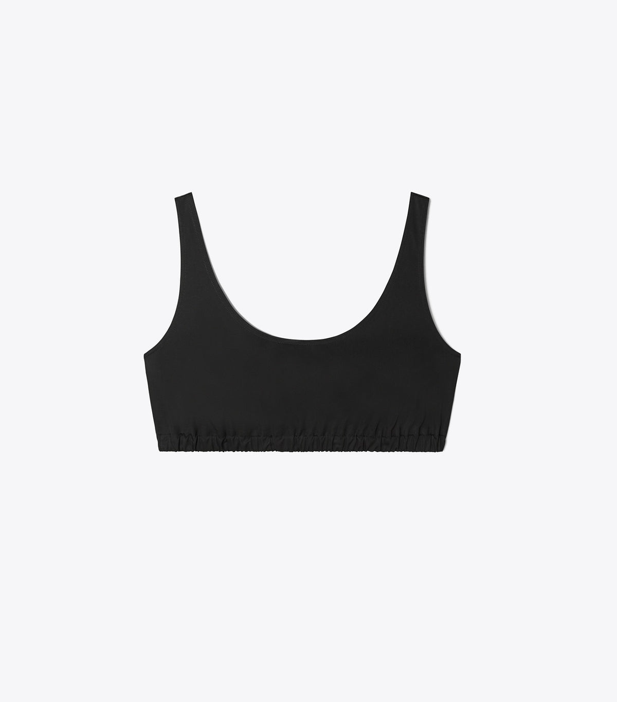 Tory Burch Cotton Tank Crop Top - Black