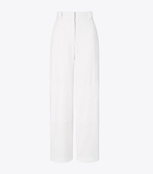 Tory Burch Twill Cargo Pant - White